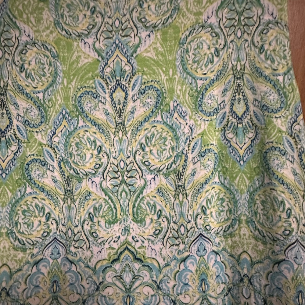 J. Jill Blue and Green Maxi Dress - Picture 3 of 4
